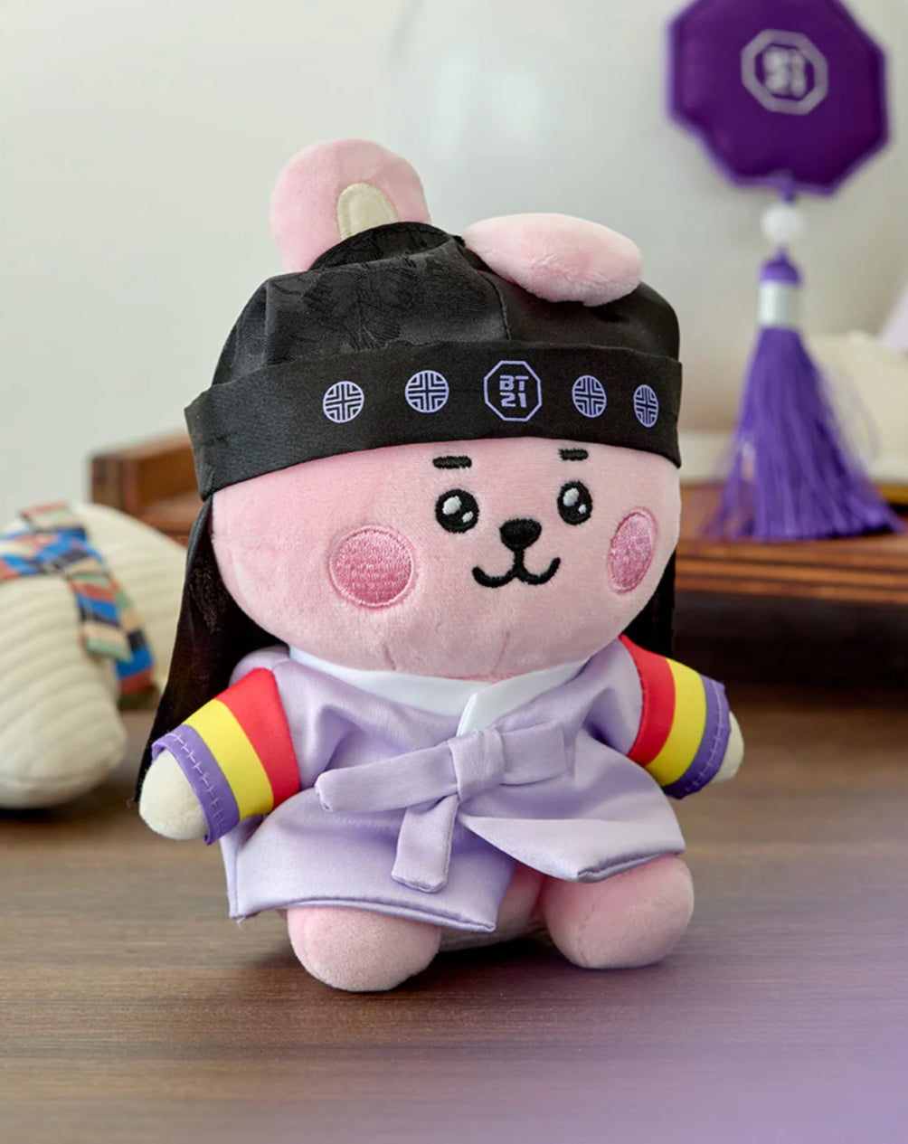 BT21 Official Premium K-EDITION Sitting Plush Doll