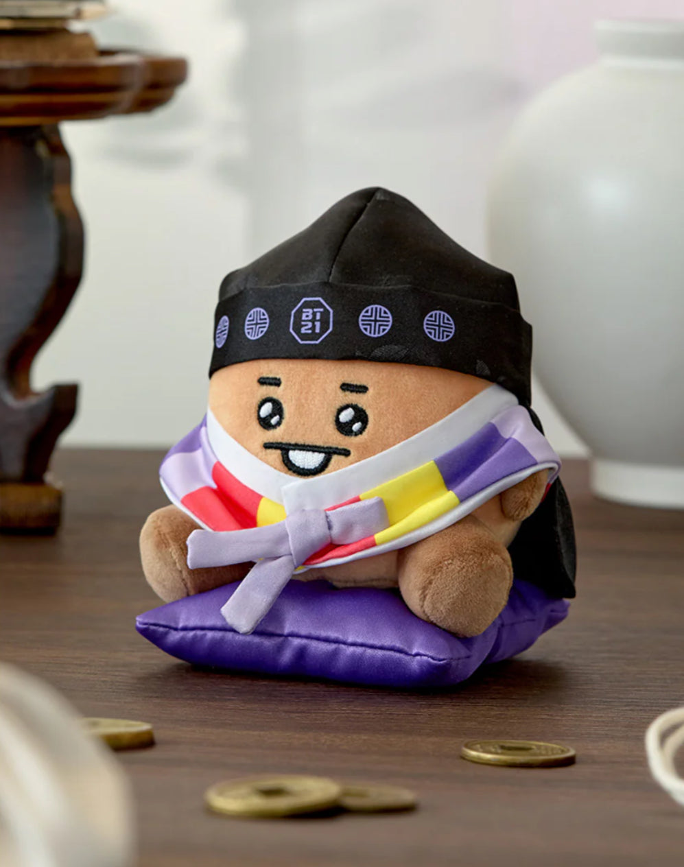 BT21 Official Premium K-EDITION Sitting Plush Doll
