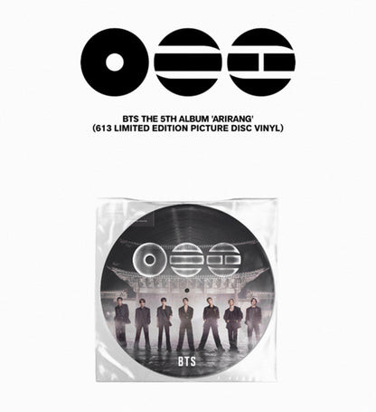 BTS - ARIRANG 5th Album 613 Limited Edition Picture Disc VINYL Ver
