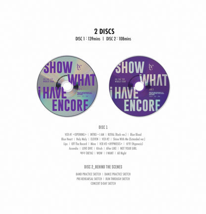 IVE - The 1st World Tour SHOW WHAT I HAVE Encore Blu-Ray