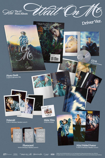 EXO KAI - WAIT ON ME 4th Mini Album Photo Book Ver