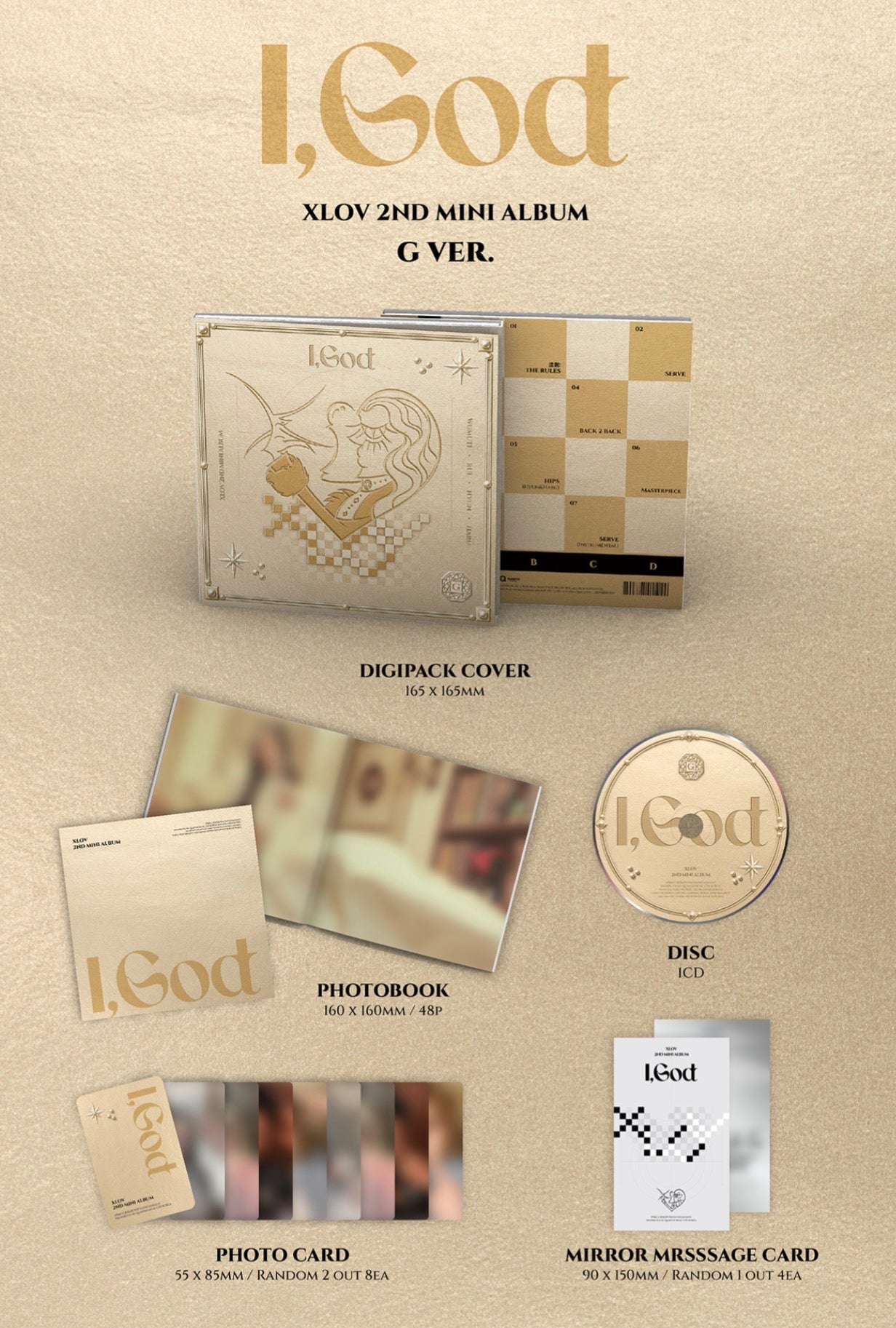 XLOV - I,GOD 2nd Mini Album