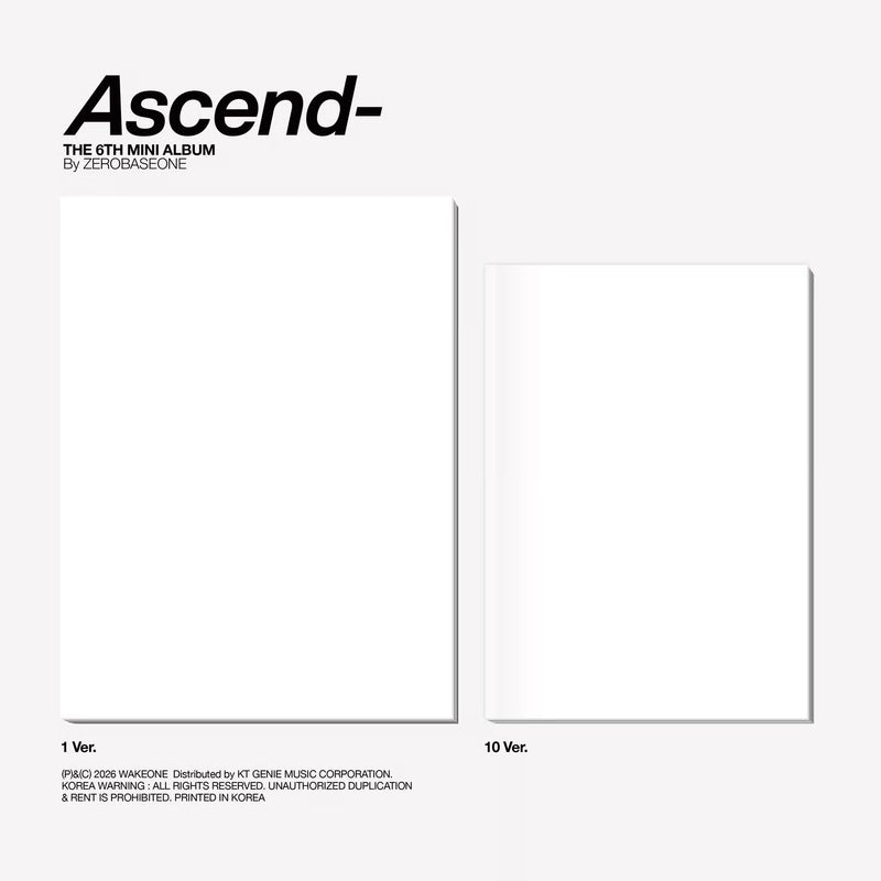 ZEROBASEONE ASCEND- 6th Mini Album PHOTO BOOK Ver – K-STAR