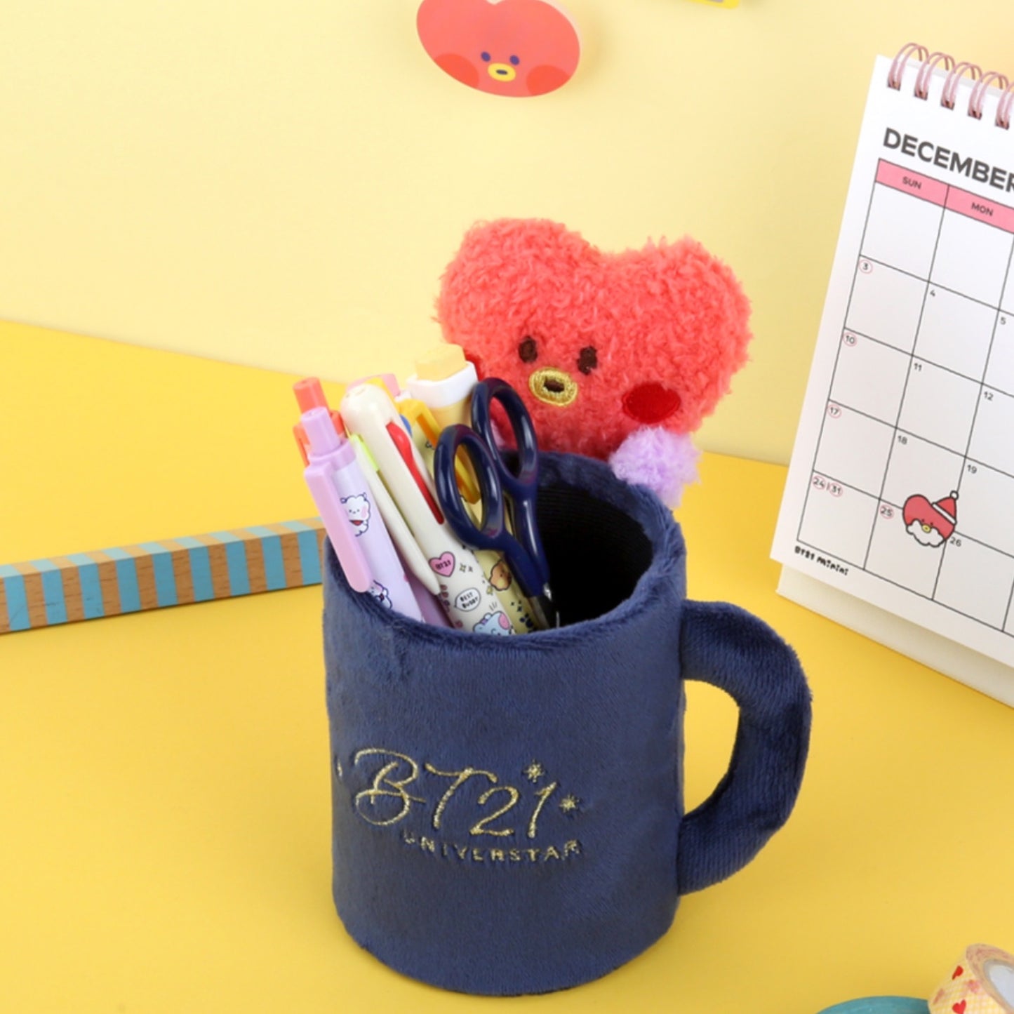 BT21 Minini Official Plush Pen Holder
