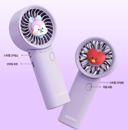 BT21 Baby Official Purple Handy Fan