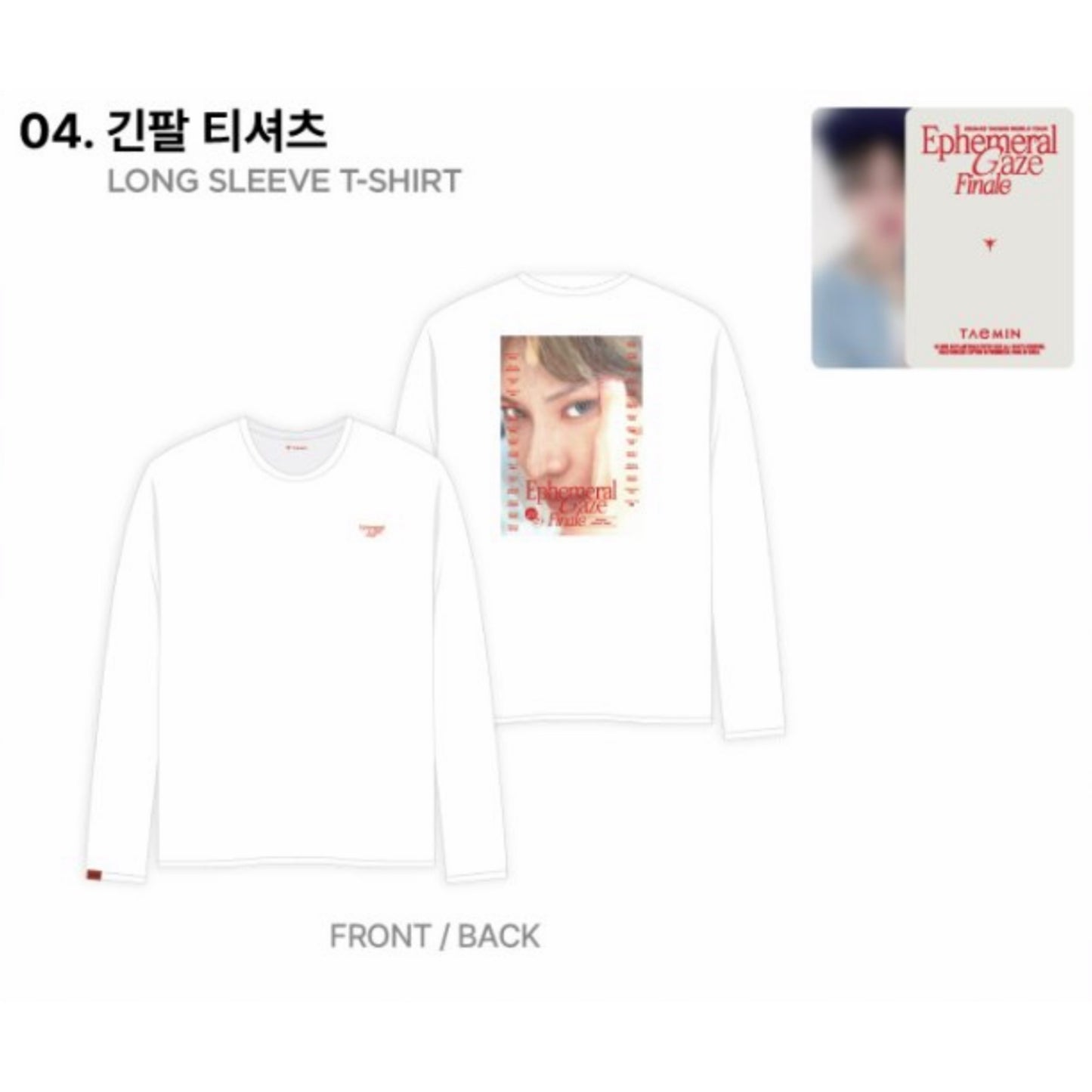 TAEMIN - Ephemeral Gaze Finale World Tour Official MD