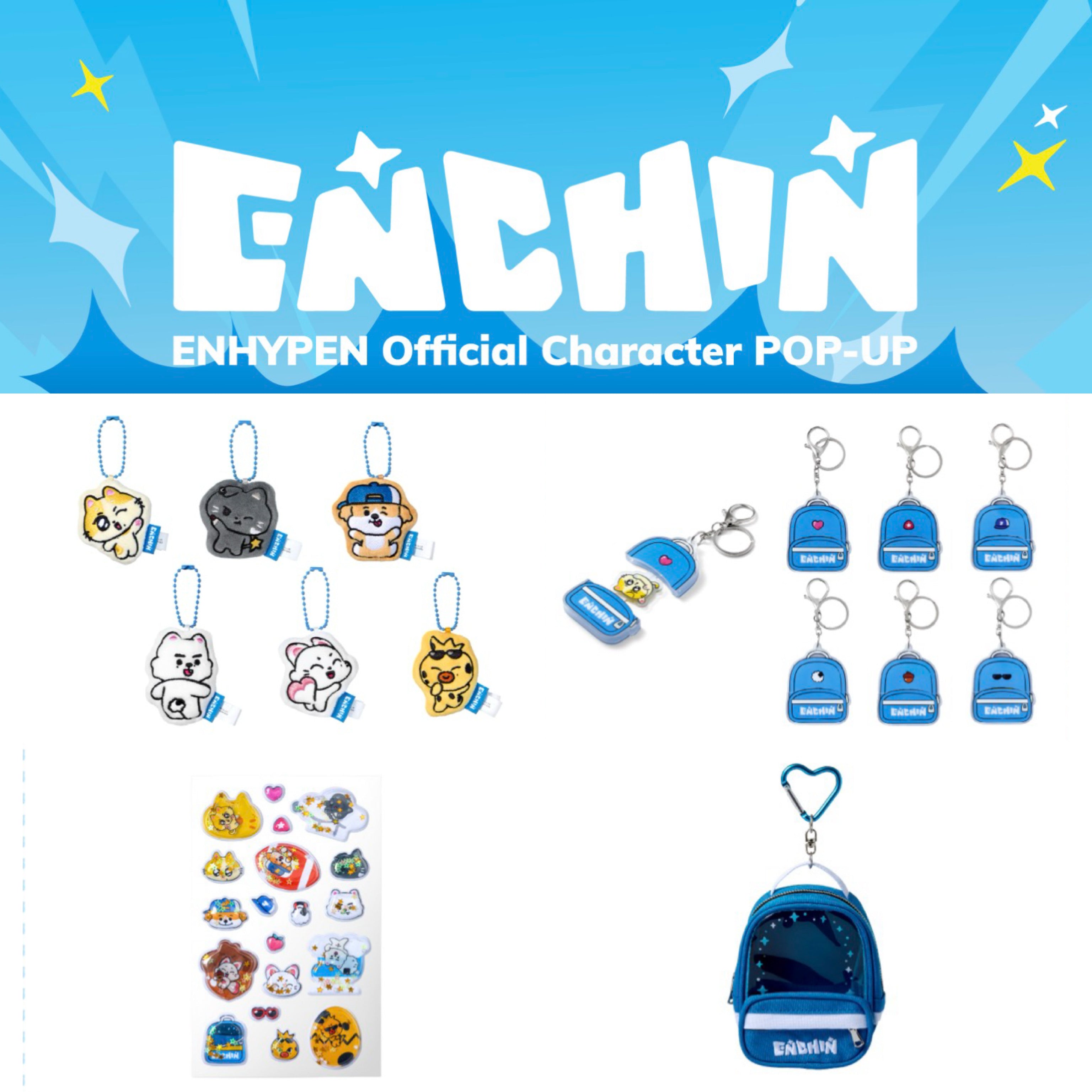 ENHYPEN Character ENCHIN Pop-Up Official MD – K-STAR