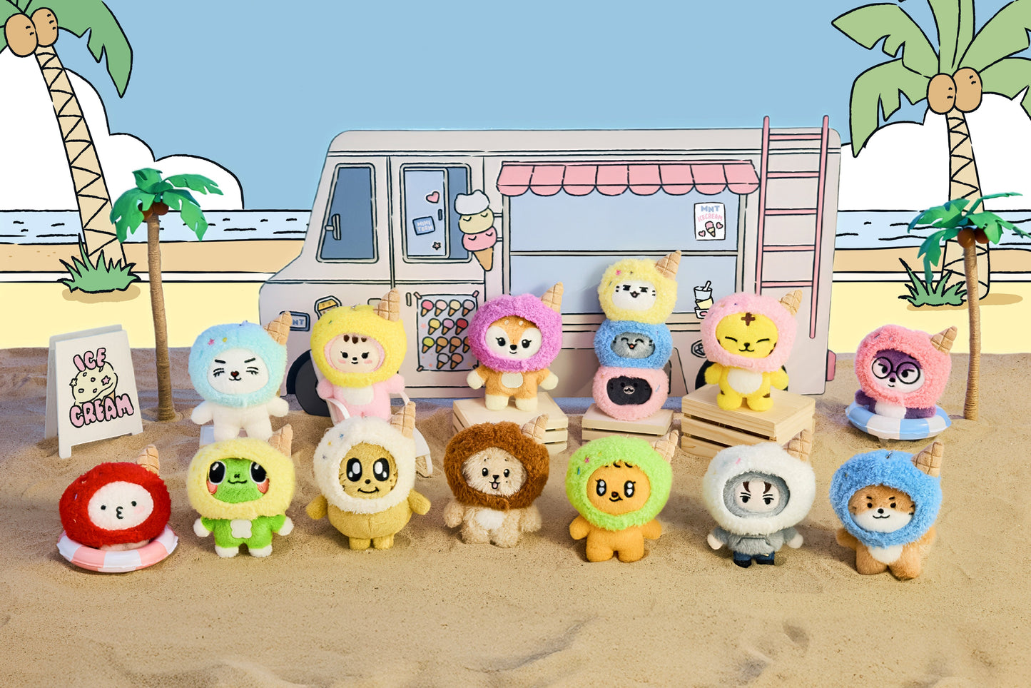 SEVENTEEN Ice Cream with MINITEEN Pop Up Official MD