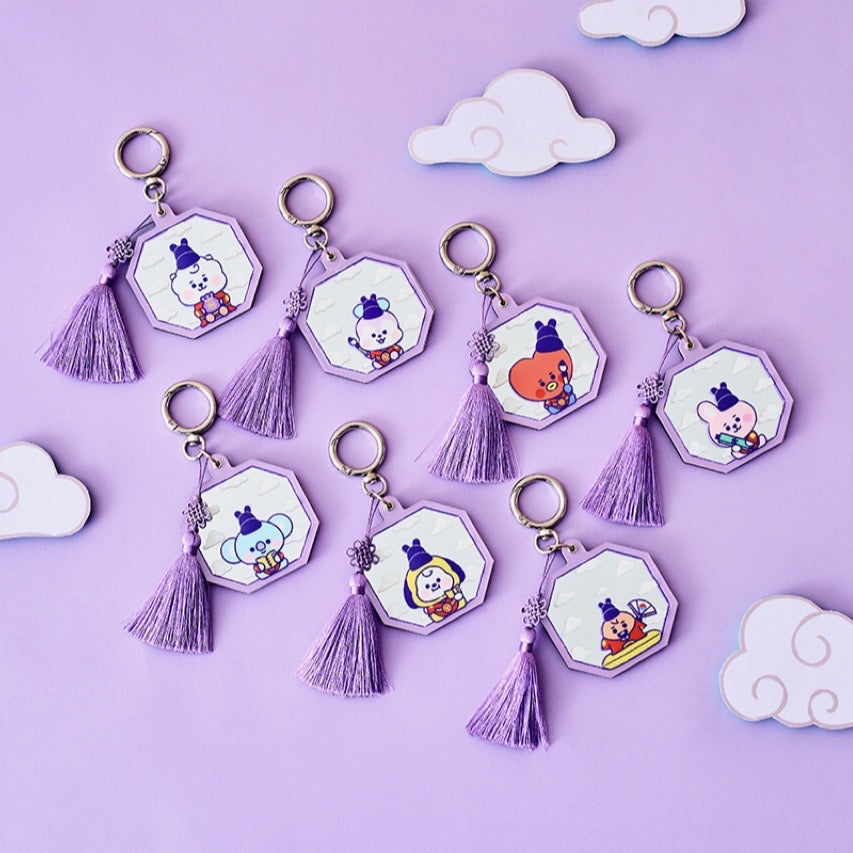 BT21 Official Baby Mirror Keyring K-Edition Ver.2