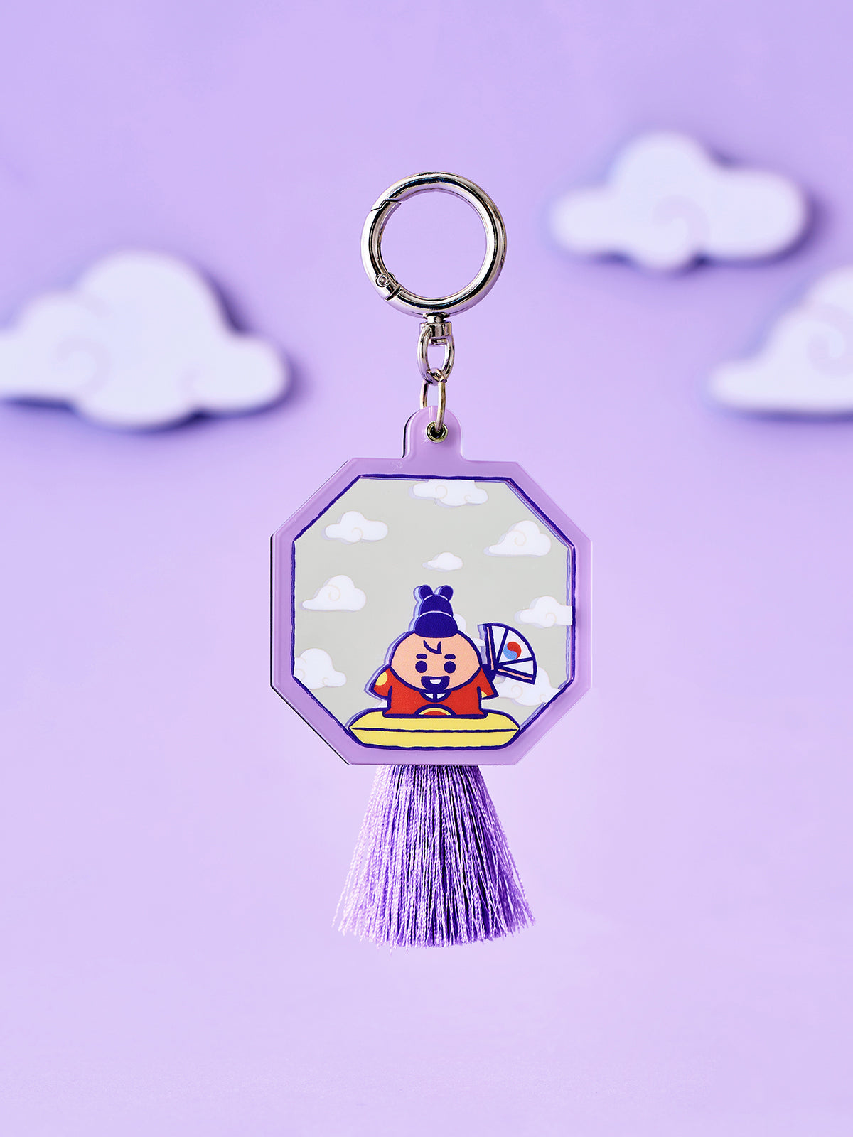 BT21 Official Baby Mirror Keyring K-Edition Ver.2