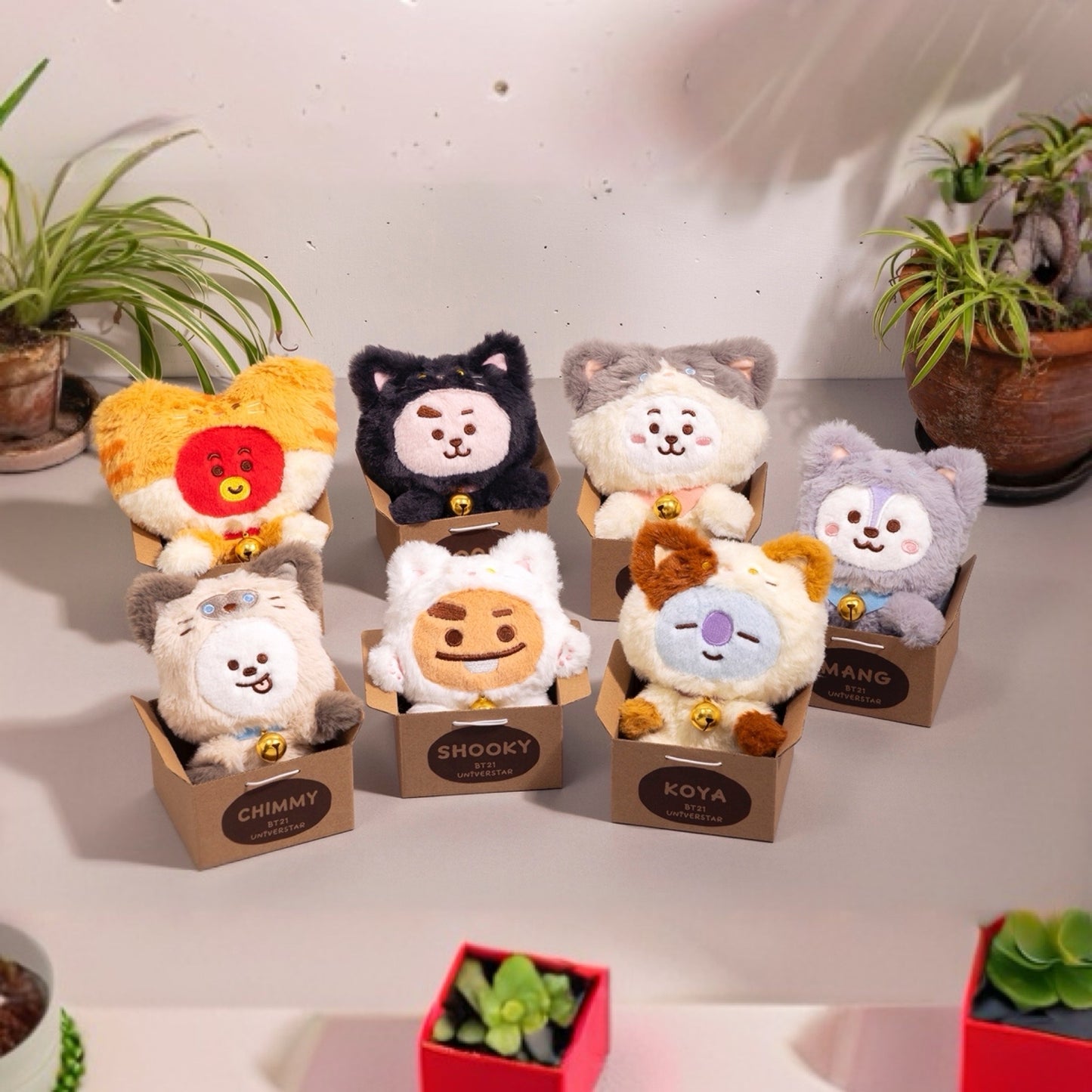 BT21 JAPAN Official Cat Day Doll 20cm