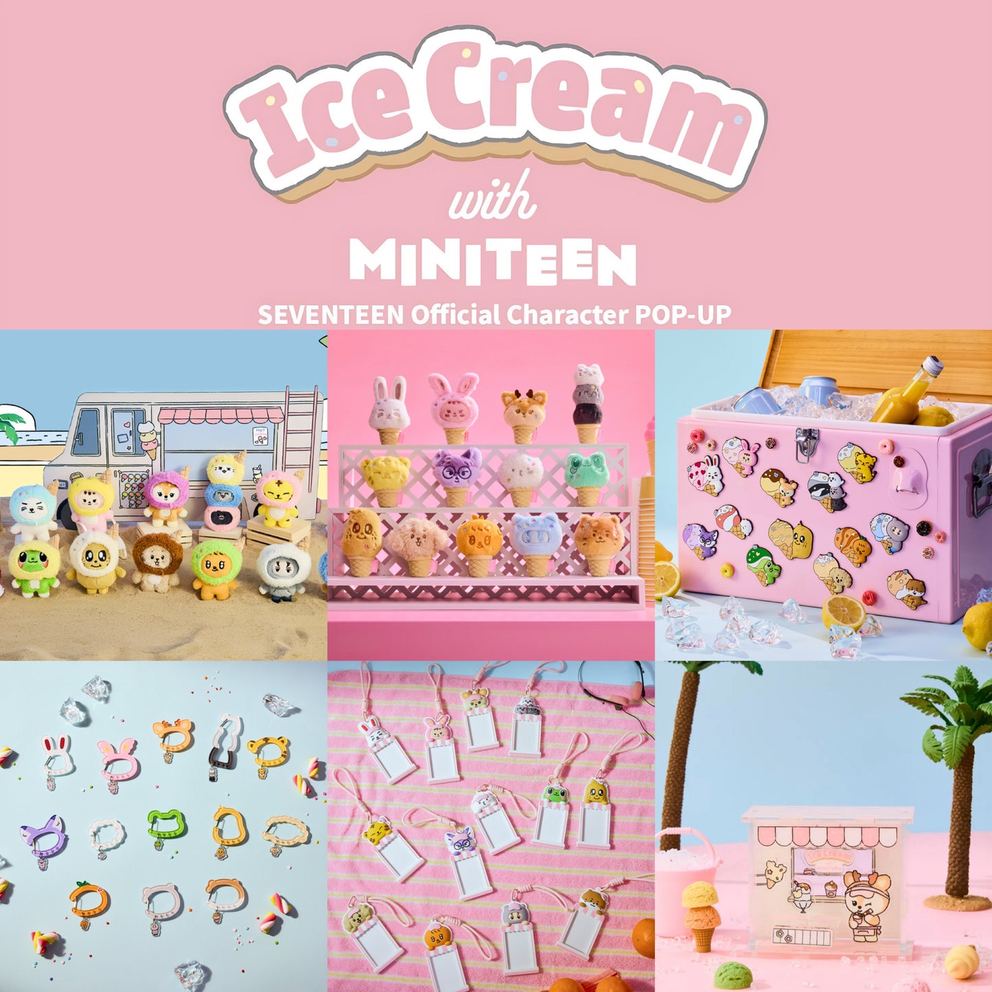 SEVENTEEN Ice Cream with MINITEEN Pop Up Official MD