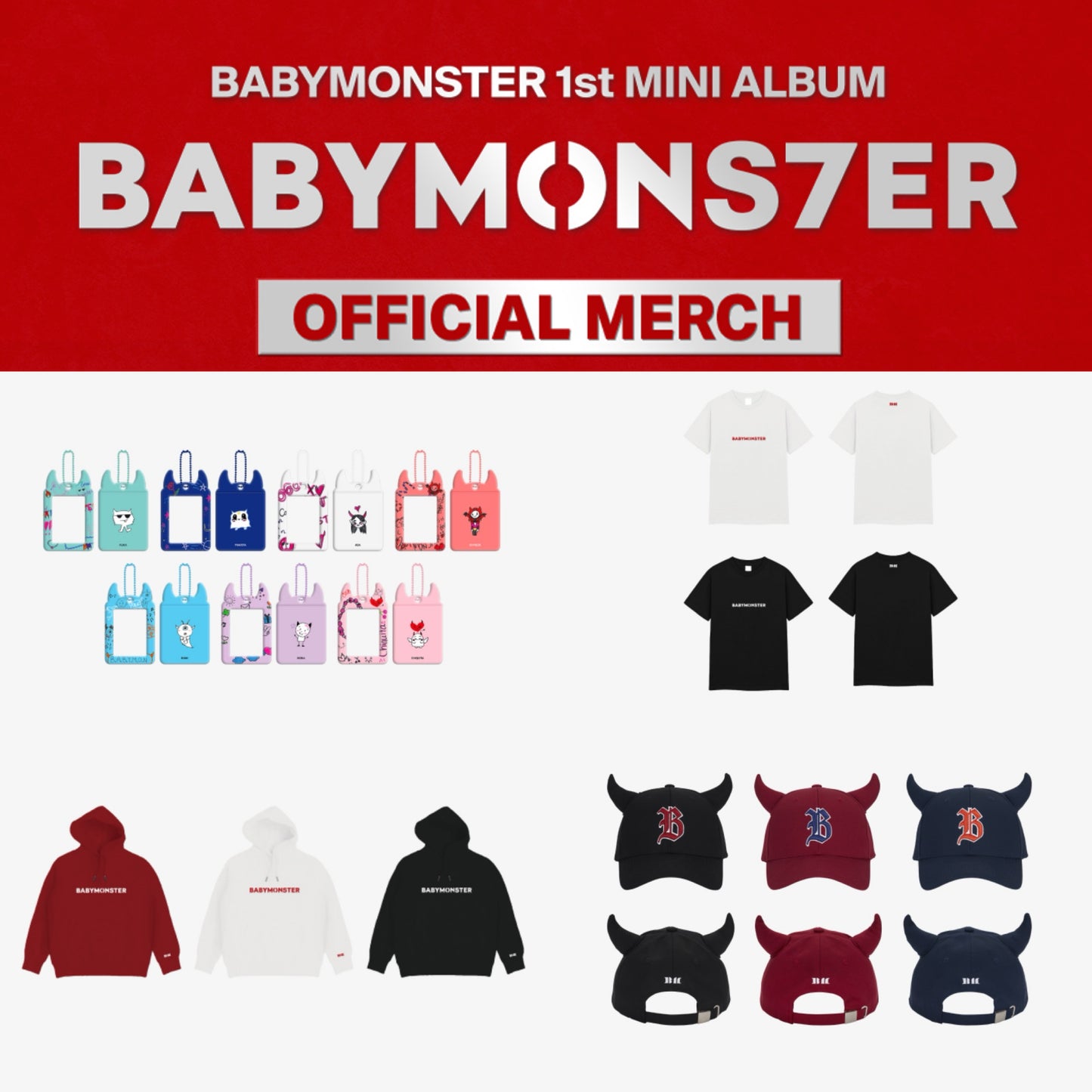 BABYMONSTER 1st Mini Album BABYMONS7ER Official MD