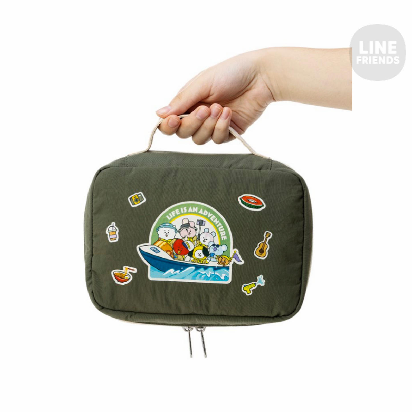 BT21 JAPAN Official Yeah! Fun Trip Hanging Pouch