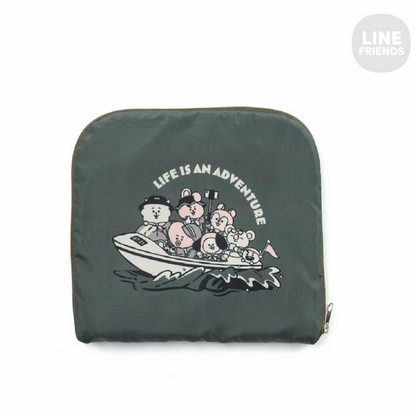BT21 JAPAN Official Yeah! Fun Trip Boston Folding Bag