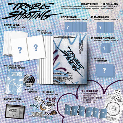 XDINARY HEROES - TROUBLESHOOTING 1st Album ( You Can Choose Ver. )