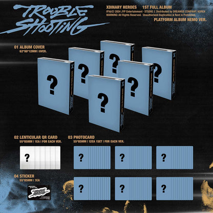 XDINARY HEROES - TROUBLESHOOTING 1st Album PLATFORM Ver ( You Can Choose Member )