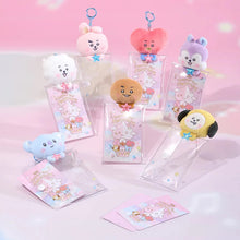 BT21 BABY Official BEYOND THE JOURNEY Clear Plush Pouch Keyring