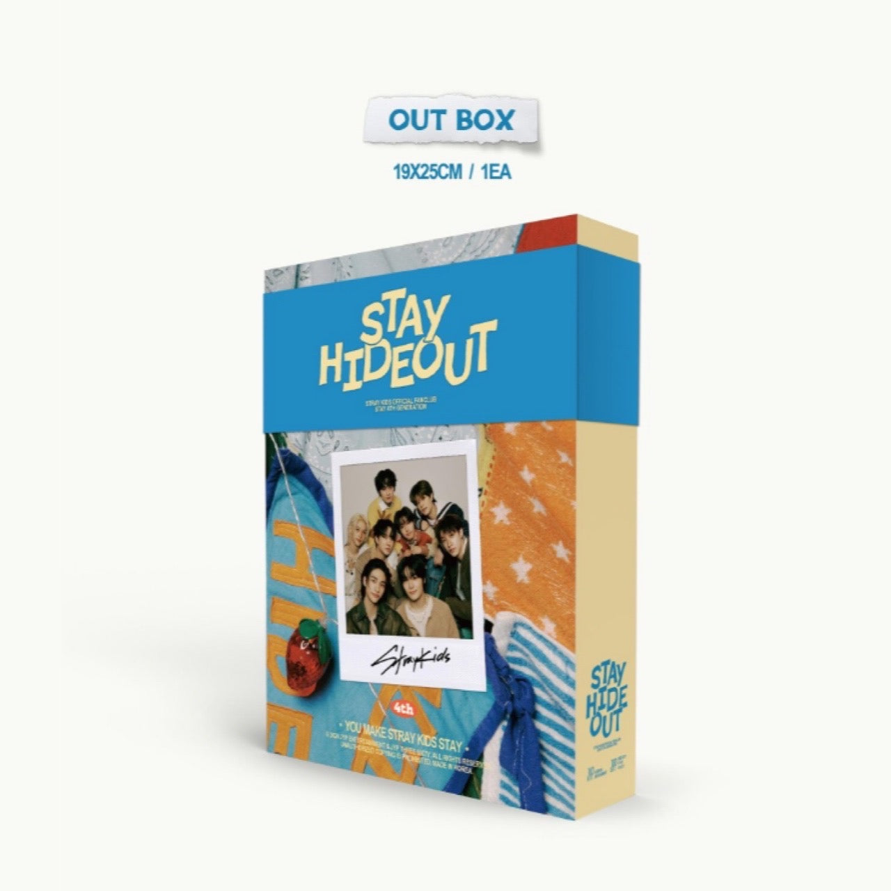 STRAY KIDS STAY HIDEOUT Official 4th Membership Kit Set