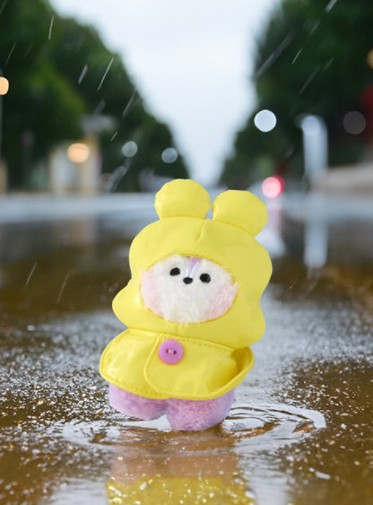 BT21 mini minini Official Rainy Day Plush Keyring