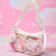 BT21 BABY Official BEYOND THE JOURNEY Clear Pocket Multi Cross Bag