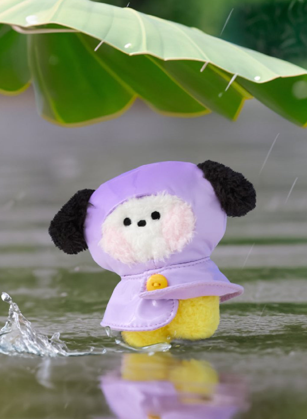 BT21 mini minini Official Rainy Day Plush Keyring