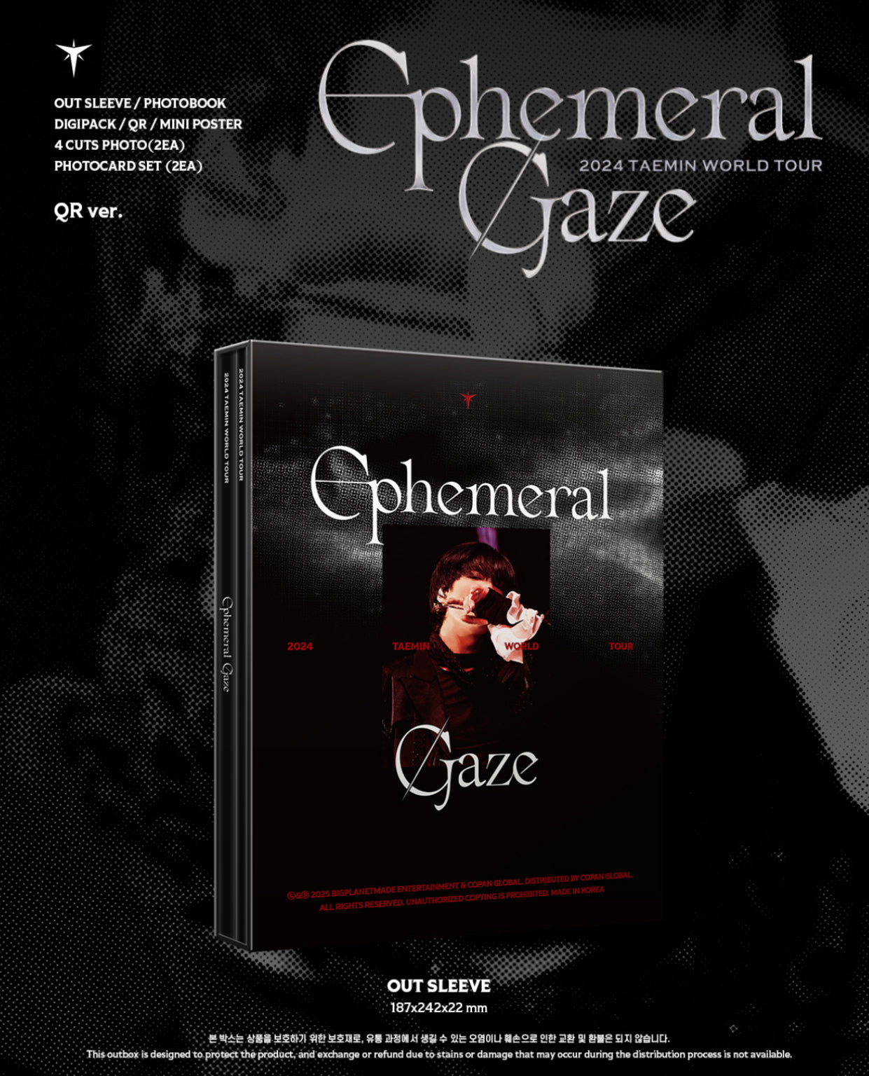 TAEMIN - Ephemeral Gaze 2024 World Tour in Incheon QR – K-STAR