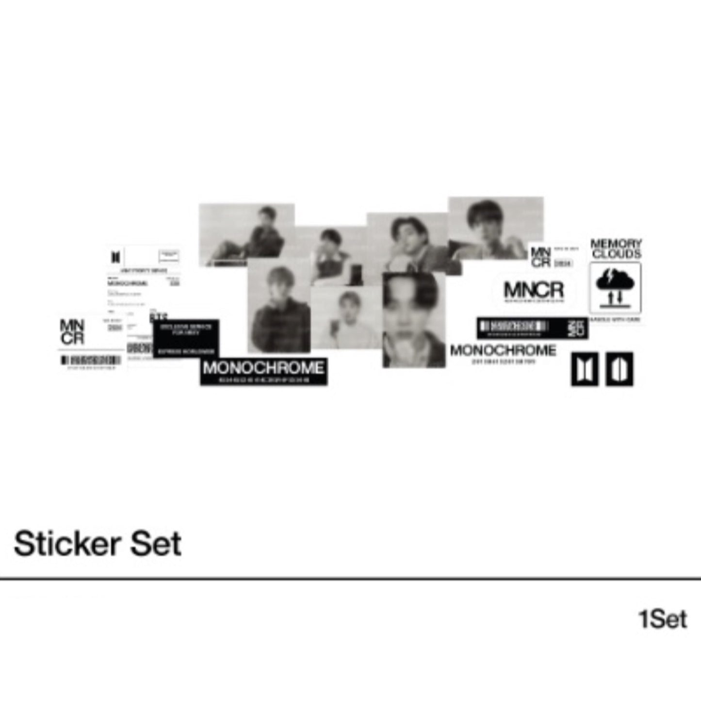 BTS POP UP MONOCHROME OFFICIAL MD
