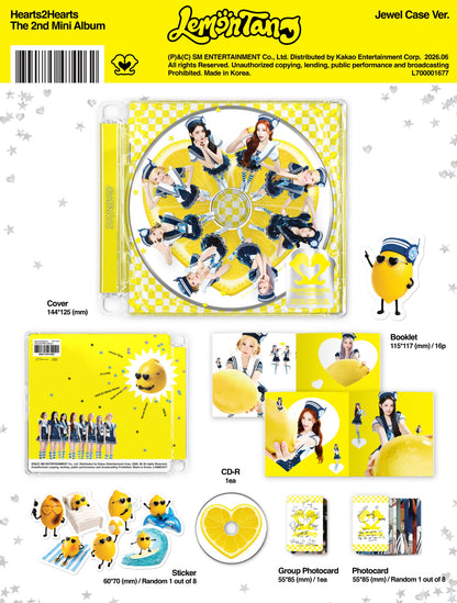 HEARTS2HEARTS - LEMON TANG 2nd Mini Album Jewel Case Ver