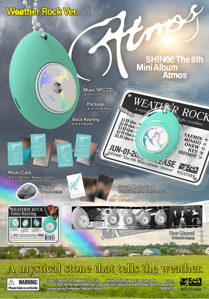 SHINEE - ATMOS 6th Mini Album WEATHER ROCK Ver