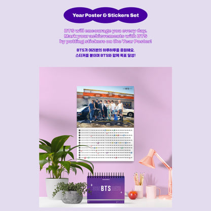 BTS Official 365 BTS Days Calendar New Cover Edition