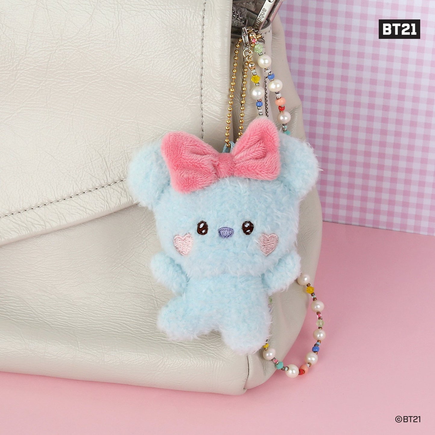 BT21 Minini Official Doll Keyring Lovely Version