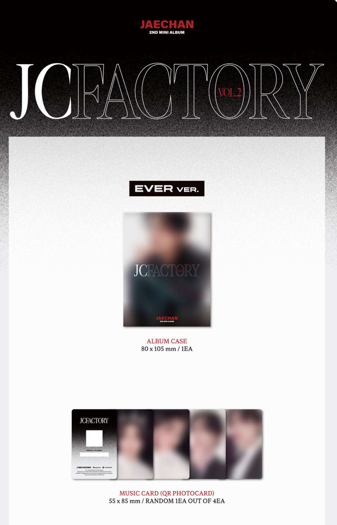 JAECHAN - JCFACTORY Vol.2 EVER Ver