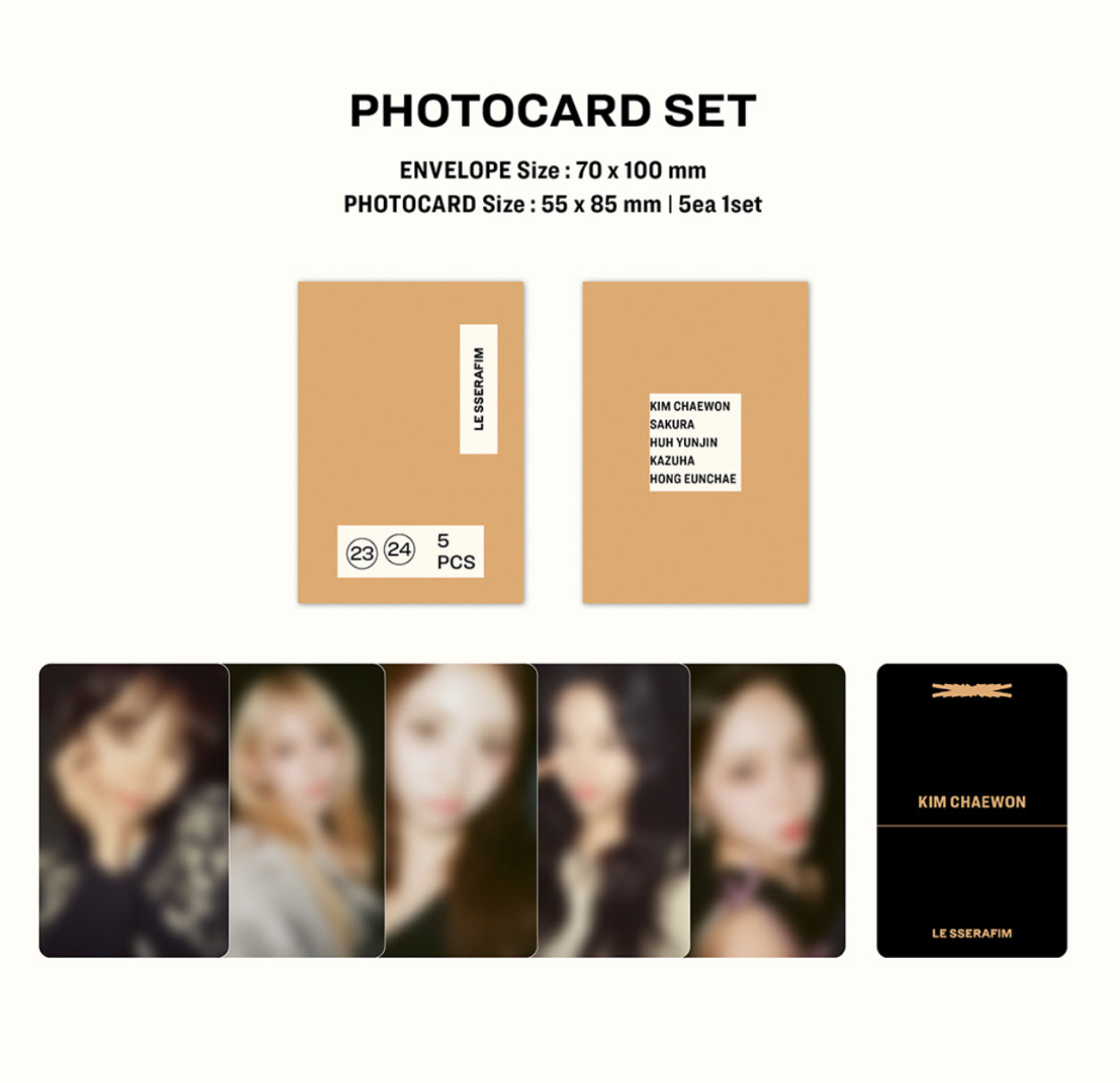 LE SSERAFIM ON-OFF 23-24 Film Photo Book