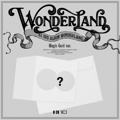 IKON B.I - WONDERLAND 3rd Album MAGIC CARD Ver.