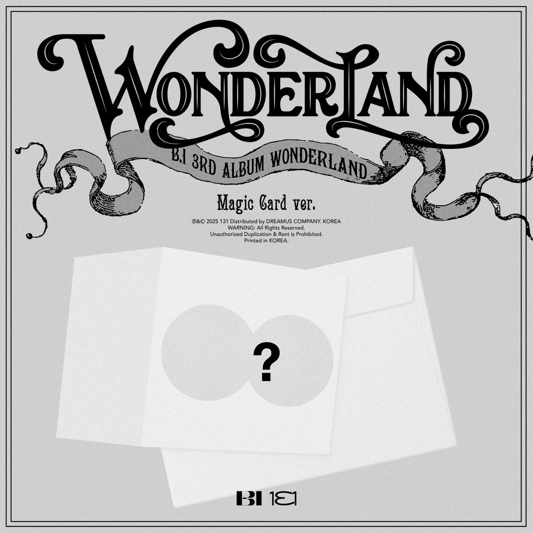 IKON B.I - WONDERLAND 3rd Album MAGIC CARD Ver.