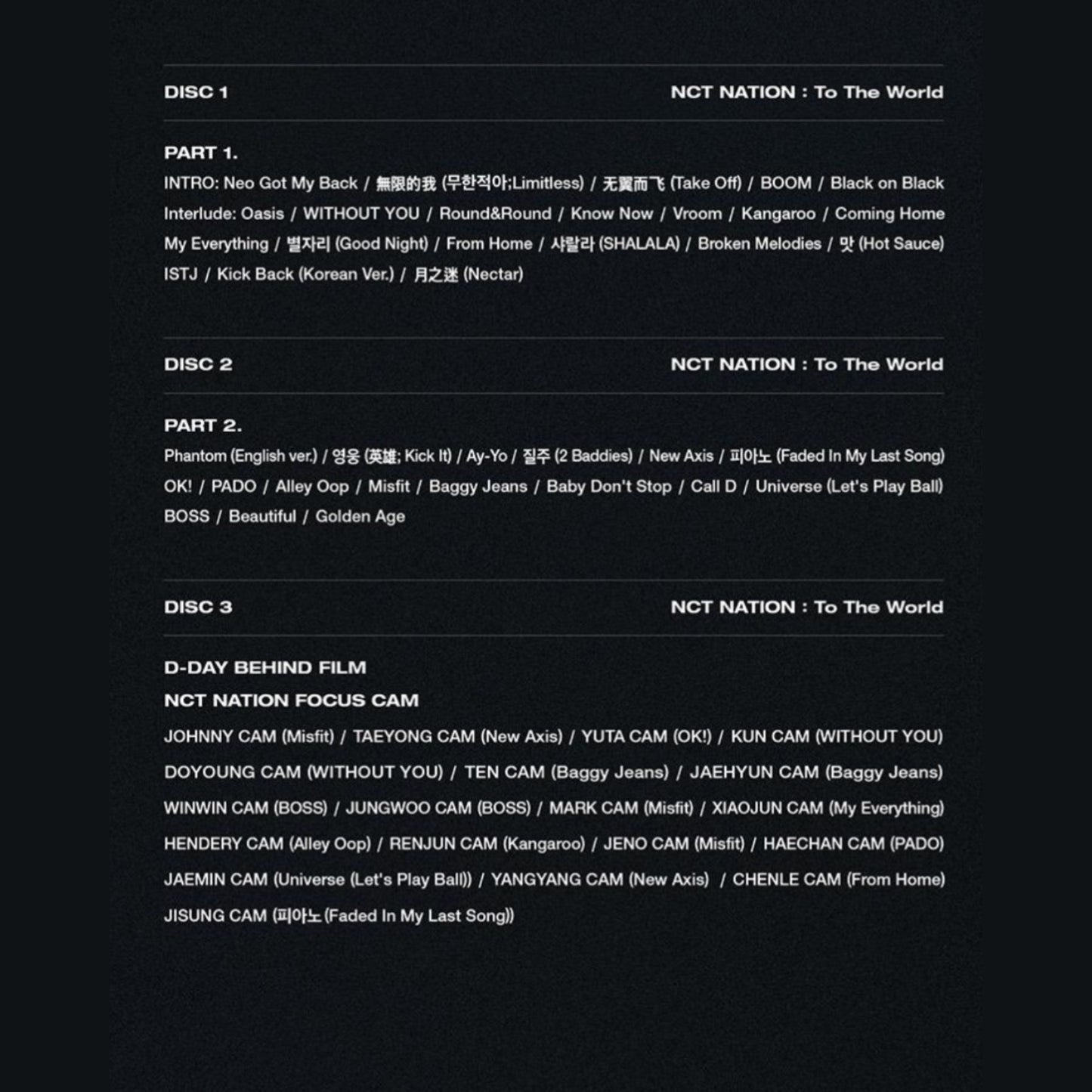 NCT - NCT NATION To The World in Incheon 2023 DVD
