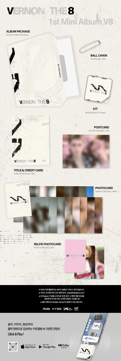 SEVENTEEN VERNON - V8 1st Mini Album KIT Ver