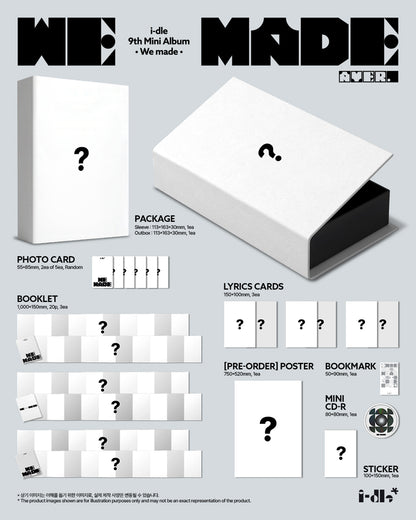 I-DLE WE MADE 9th Mini Album A Ver