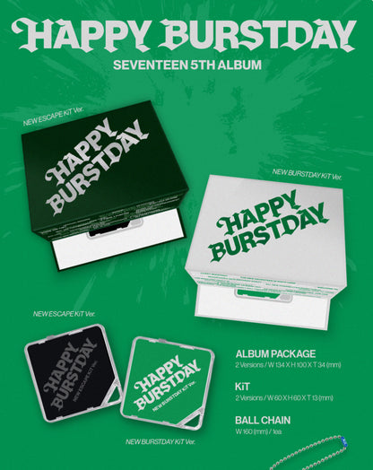 SEVENTEEN - HAPPY BURSTDAY 5th Album KiT Ver
