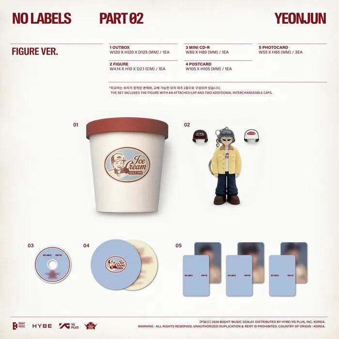 TXT YEONJUN - NO LABELS PART 02 FIGURE Ver