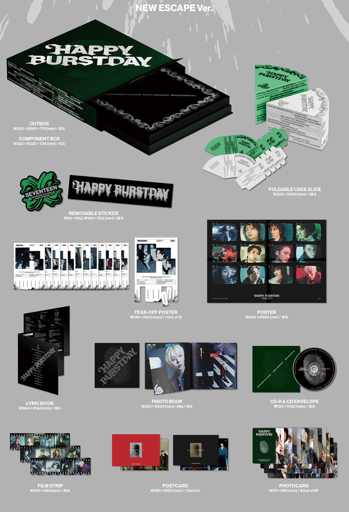 SEVENTEEN - HAPPY BURSTDAY 5th Album – K-STAR