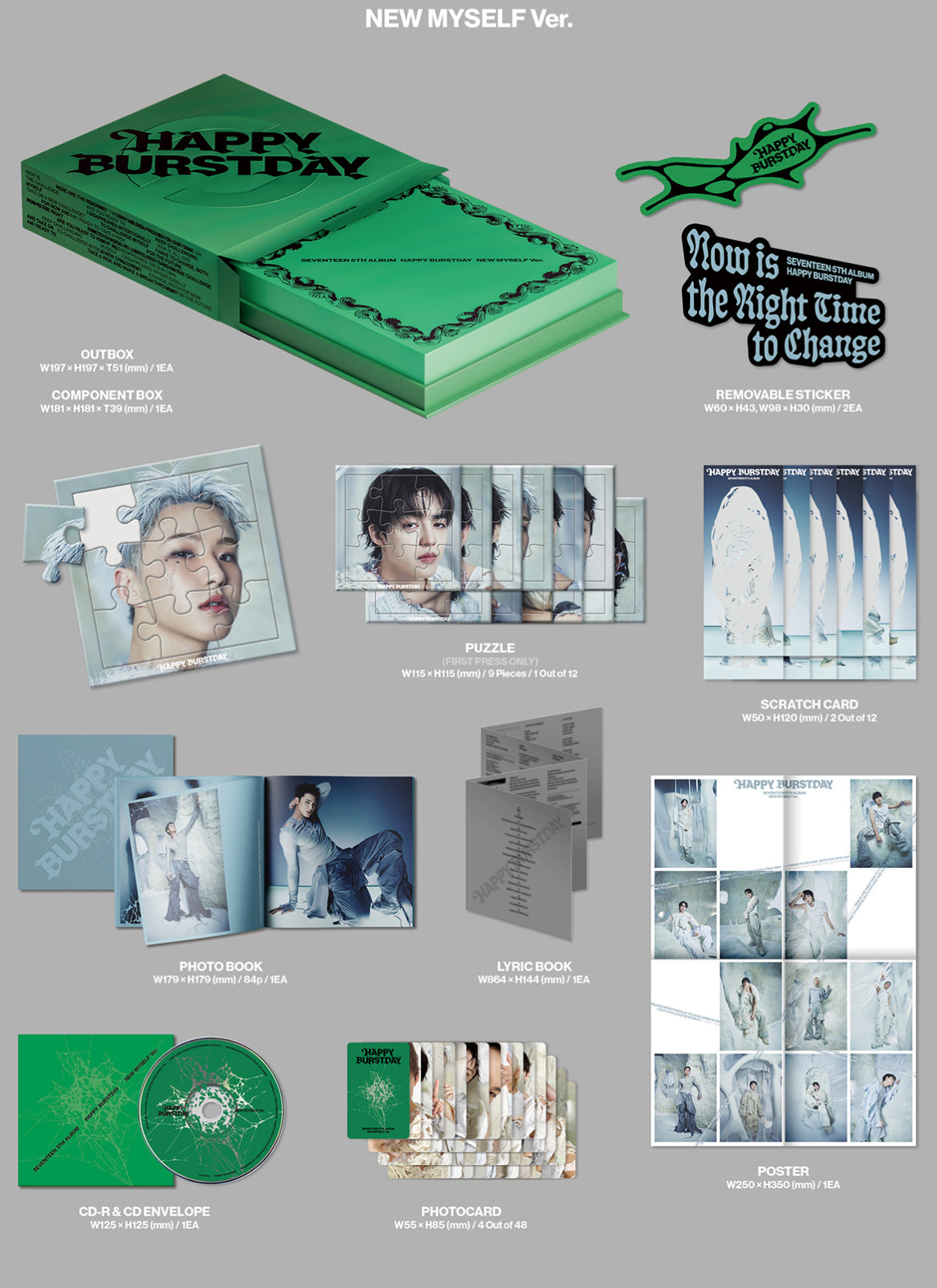 SEVENTEEN - HAPPY BURSTDAY 5th Album – K-STAR