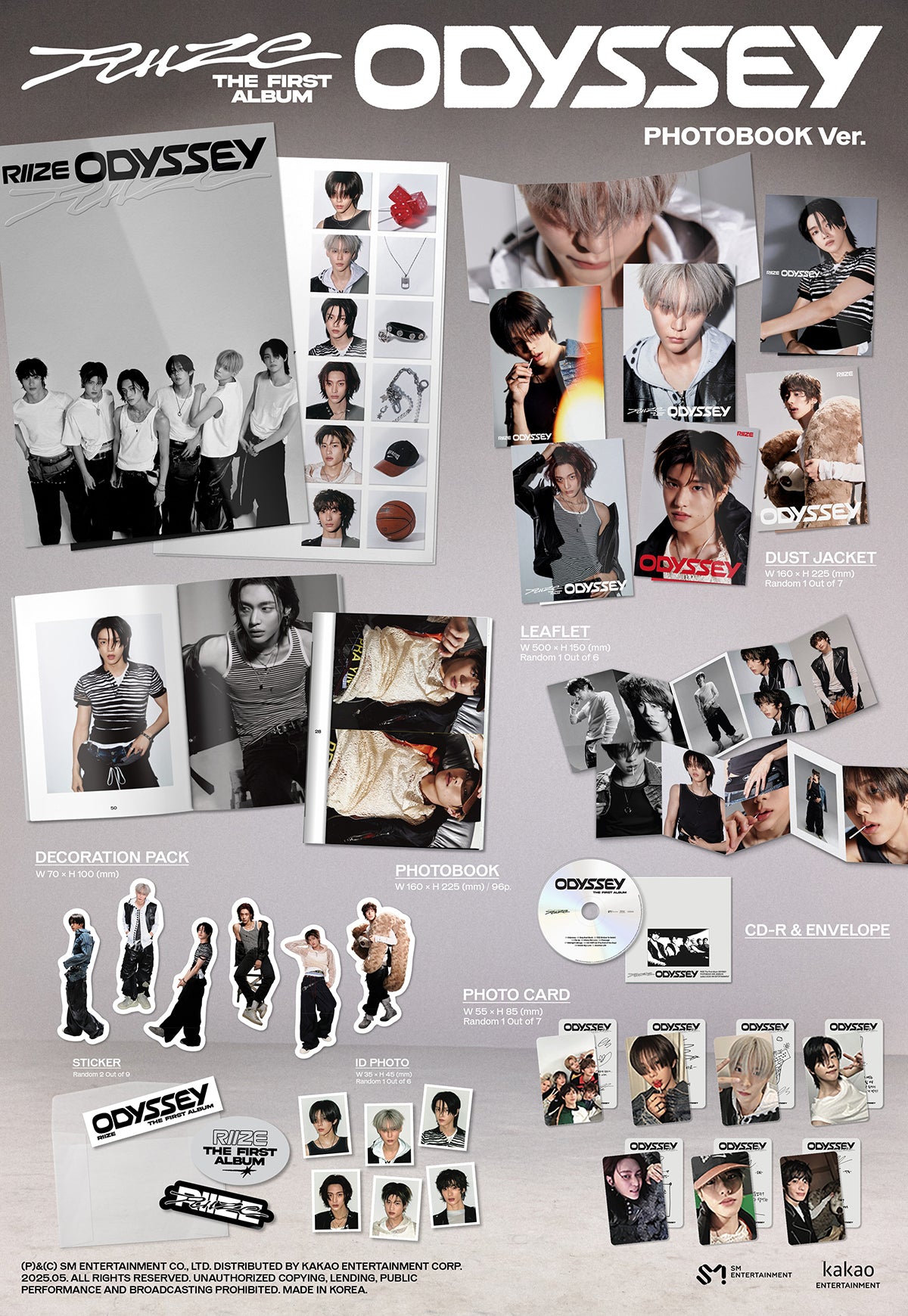 RIIZE - ODYSSEY 1st Album PHOTO BOOK Ver