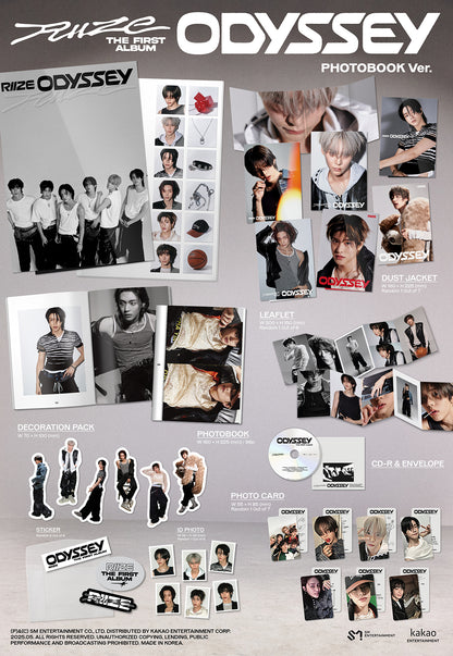 RIIZE - ODYSSEY 1st Album PHOTO BOOK Ver