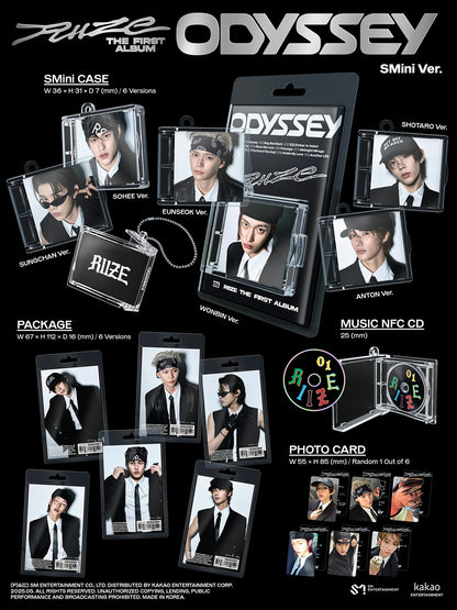 RIIZE - ODYSSEY 1st Album SMINI Ver