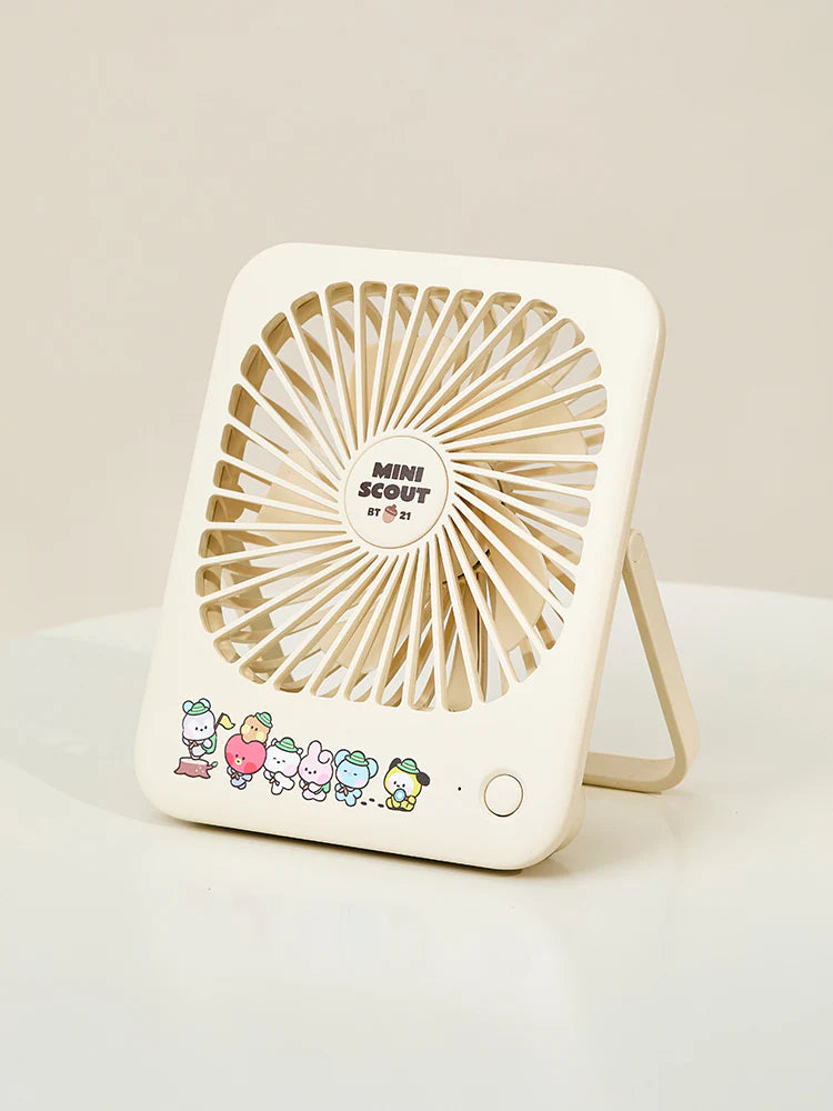 BT21 Official minini Scout Desk Fan