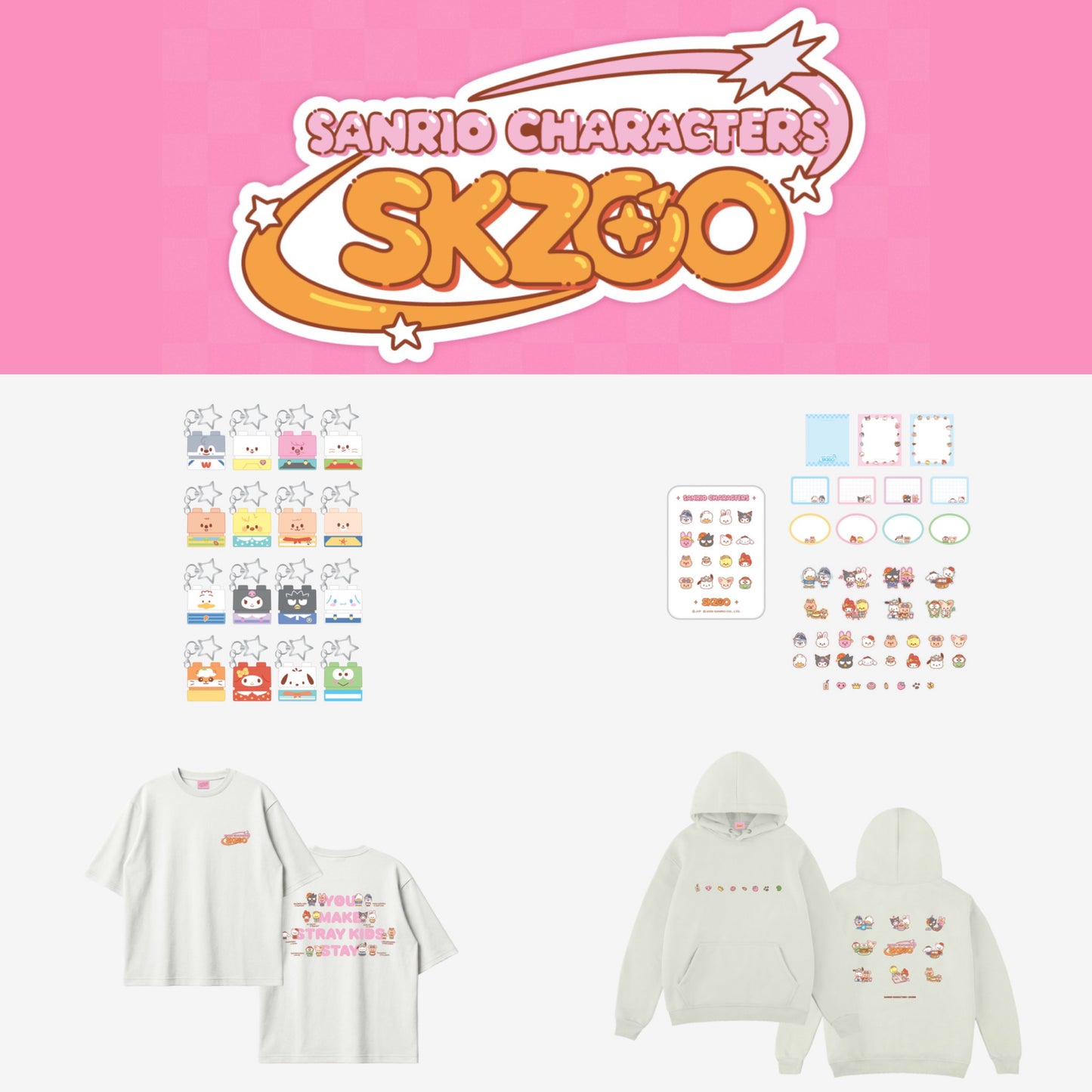 Stray Kids SKZOO X SANRIO Characters Official MD (Pre-Order MID OCTOBER 2026)