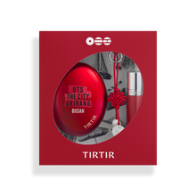 TIRTIR x BTS THE CITY BUSAN ICONIC RED DUO Set (Cushion + Lip Oil + Norigae Keyring)