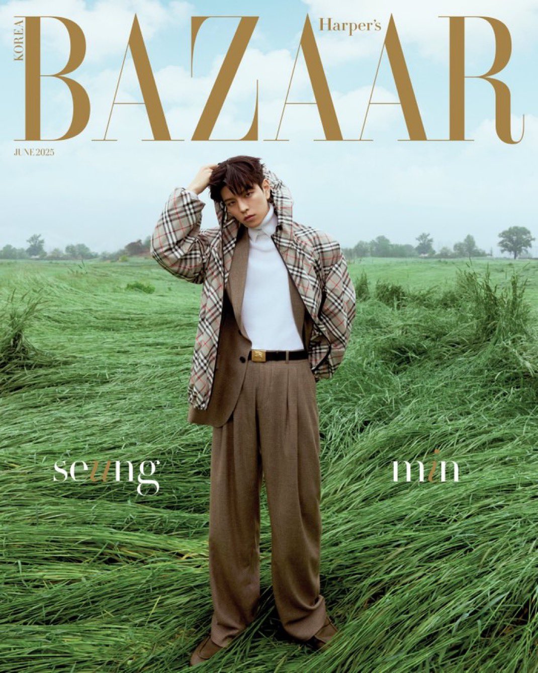 BAZAAR Korea Magazine - STRAY KIDS SEUNGMIN June 2025